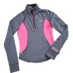 Hollister  California Women Large 1/4 Zip Jacket Pullover Athletic Stretch Pocket Photo 5