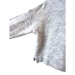 Topshop  Womens Size S Gray Knit Hoodie Made in Italy‎ Cropped Soft Urban Cabin Photo 7
