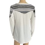 12PM by Mon Ami Southwestern Boho Knit Long Sleeve Lightweight Knit Sweater Sm Photo 2