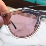 Valentino Garavani NIB Valentino Glamgloss women’s square metal pink Mirrored shield sunglasses Photo 6