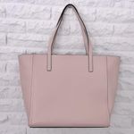Kate Spade NWOT Pinkish Grey Blush Nude ‘Lalena’ Large Pocket Leather Tote Bag Photo 2