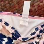 Lime Ricki  SWIMWEAR NAVY & PINK CHEETAH RUCHED DETAIL HIGH RISE SWIM BOTTOMS Photo 2