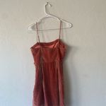 Cinq A Sept pink spaghetti strap mini cocktail semiformal drsss velvet texture Size 0 Photo 6