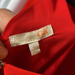 Gianni Bini GB Dress Pleated Sleeve Bright Red Holiday Size S Mini NWT Photo 6