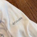 Columbia  white fleece hooded pouch front sweater large Photo 6
