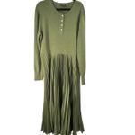 Ralph Lauren Polo  XXL Mixed Media Long Sleeve Fit & Flare Dress Midi Sweater Photo 1