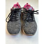 Skechers  Skech-Air Black/Hot Pink Athletic Shoes Women's 9.5 Lace Up‎ Photo 1