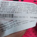 ZARA  TRF Pink Black Polka Dot Corset Front Top Small Photo 8