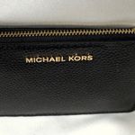 Michael Kors New  Leather Coin Purse Wallet Black Card Holder Photo 4