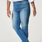 Spanx Straight Leg Jeans Size XL Petite Vintage Indigo NWT Pull On Photo 0