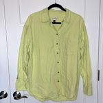 Universal Threads Universal Thread Neon Button Down - Light Green Photo 1