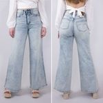 Judy Blue  Retro Wide Leg Jeans Size 30 10/11 Light Wash High Rise Stretch Denim Photo 14