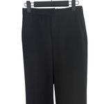 ZARA  Straight Leg Career Trouser Dress Pants Pockets Clasp Button Close XS Black Photo 1