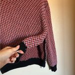 COS  Chunky Crewneck Knit Sweater Sz M Crochet Multi Color‎ Patterned Oversized Photo 1