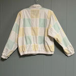 KORET FRANCISCA PETITES Patchwork Embroidery Sequin Sea Life Jacket Size Large Yellow Photo 1