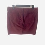 Eddie Bauer Y2K 90s Vintage Burgundy Corduroy Mini Skirt Women's 6 Academia Fall Photo 10