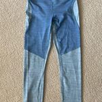 Outdoor Voices TechSweat 7/8 Tri-Tone Leggings Slate Provincial Blue Like NEW S Photo 2