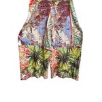 ZARA multicolor JUMPSUIT DRESS WITH presley PRINT Size Medium Photo 8