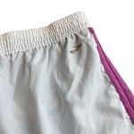 Brooks  Chaser Lined Running Shorts Size S White and Purple‎ Athletic Photo 4