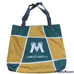 Land O’ Lakes Green & Yellow Tote Bag Photo 0