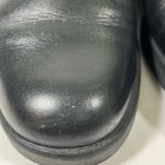 Ecco LEATHER MONK STRAP WOMEN SLIP ON LOAFER BUCKLE BLACK EU 38 SZ 7.5-8 PREOWN Photo 13