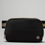 Lululemon  Everywhere Belt Bag 1L *Wordmark
Colour Black/Gold/White Opal Photo 2