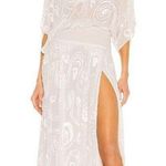RETROFETE CHLOE EMBELLISHED SILK CHIFFON DRESS WHITE XS Photo 0