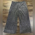 Arula Silver Shimmer Wide Leg Pants Size 3X Photo 0