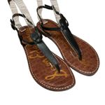 Sam Edelman  Gigi Flat Leather T-Strap Thong Slingback Ankle Strappy Sandals Sz 7 Photo 4