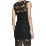 Free People Peekaboo Scalloped Lace Slip Dress in Black Size Small Photo 2