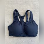 Nike Shape Women's High-Support Padded Zip-Front Sports Bra, Size Medium Photo 1