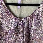 Elie Tahari Like new  blouse tank purple/gold szM Photo 1