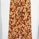 ZARA Linen Palazzo Pants XSMALL ORANGE burnt Bohemian Photo 10