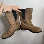 Sorel Ankle Boots Brown Leather Winter Shoes Size 6.5 Photo 4