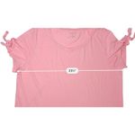 Talbots  Plus Size Pink Tie Sleeve Linen Top T-shirt 2X‎ Soft Girl Pastel Photo 4