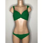 Robin Piccone New.  green bikini. D cup-top/ M- bottom. Retails $215 Photo 2