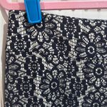 Banana Republic  Black White Lace Pencil Skirt Size 6 Business Casual Photo 3