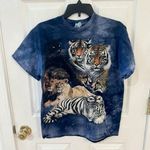 Delta Vintage  Tag Lions and Tigers tie dye t-shirt Medium Photo 0