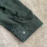 Forever 21  Dark Green Floral Long Sleeve Blouse Mini Dress in Women’s Medium Photo 1