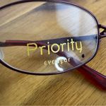 Priority Eyewear Marissa C2 round full rim eyeglasses 52 17 135 Purple Photo 1