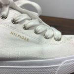 Tommy Hilfiger  Women's Lace Up Round Toe Canvas Sneakers White Size 8M Photo 8