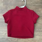 A'Gaci Quilt red crop top Photo 0