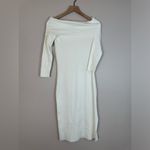 o.p.t. White Off The Shoulder Long Sleeve Maxi Sweater Dress size XS $198 Photo 1