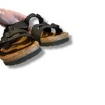 Birkenstock Betula Florida Triple Strap Sandals Women’s Size 38 Black Cork Footb Photo 3