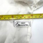 Sandro  Ruffle Long Sleeve Blouse Snap Neck Cupro White Modest Photo 4