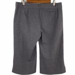 BCBGMAXAZRIA Carrie Gray Knee Length Wide Leg Cropped Dress Pants Photo 7