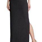 St. John  Basics Santana Knit Black Side Slit Maxi Skirt Woman’s 6 Photo 0