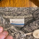 Columbia  Darling Days Pullover Cream Black Marled Sea Salt Button Neck Photo 1