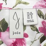 Joie  Womens Button Front Top Medium Romantic Floral Cottage Feminine Parisian Photo 6