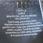 Soma  Intimates Navy Blue Leggings (Tummy Control) Size Large GUC #1916 Photo 1